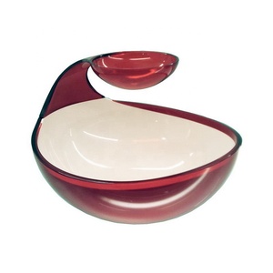 ชามเสิร์ฟรูปไข่อะคริลิค 2 ชั้น - Product Image 1