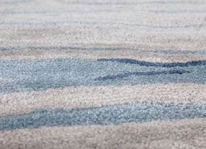 Alfombra Redonda de Lana y Viscosa de Pelo Corto, Tejida a Mano, Modelo TAQ-4309 de Jaipur Rugs, Color Gris Clásico/Azul Leche - Product Image 5