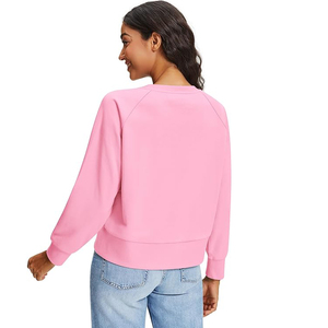 Sweat-shirts à paillettes pour femmes, col rond, manches longues, coupe décontractée, en molleton doux, mélange de coton, pour soirée - Product Image 2