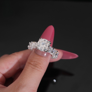 BALMUKUND ENTERPRISE IGI Certified New Fashion Luxury Jewelry Iced 925 Sterling Silver VVS Moissanite Hip Hop <b>Rings</b> Unisex - Product Image 1