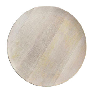 Assiette de présentation en bois massif teinté foncé de qualité supérieure, écologique, décorative, pour restaurant et décoration intérieure, sous-assiette - Product Image 3