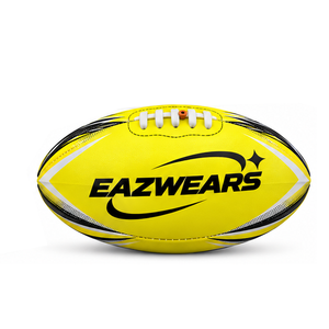 อุปกรณ์กีฬาฟุตบอล AFL พื้นผิวพรีเมียม ตะเข็บแข็งแรง สำหรับกิจกรรมกลางแจ้ง งานศิลปะสั่งทำได้ ผลิตจำนวนมากจากโรงงาน - Product Image 4