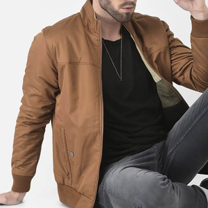 Blouson Bomber Décontracté en Satin pour Homme avec Fermeture Éclair Décorative sur le Devant, en Tissu Satiné, Style Universitaire, avec Service OEM - Product Image 6