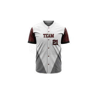 Ensemble d'uniformes de baseball de haute qualité, respirant, en maille polyester, équipement sportif, uniforme de jeu de baseball personnalisé - Product Image 5