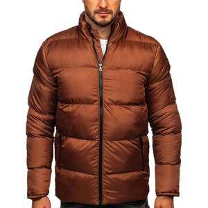 2024 New Arrival Men's <b>Winter</b> <b>Jacket</b> High Style Custom Plus Size Puffer with Stand Collar Wholesale Price - Product Image 3