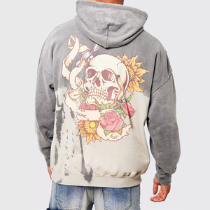 Meilleur prix – Sweat à capuche d'hiver pour homme, couleur unie, 100 % coton, respirant, écologique, style streetwear, haute qualité - Product Image 2