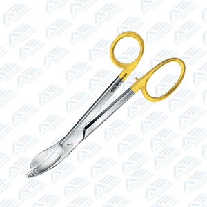 Tijeras para Yeso TC con Borde de Corte Serrado, Tijeras Manuales de Emergencia para Plástico, Ortopedia, Medicina, Reutilizables, de Acero Inoxidable - Product Image 2