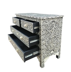 Natural craft Bone Handmade Bone Inlay Living Room Cabinet Modern Design Style for Hotel School Home Use Direct From Manufacture - Product Image 3