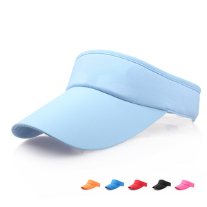 Gorra con Visera Ajustable Azul Claro, Unisex, Color Sólido, para Deportes al Aire Libre, Transpirable, Impermeable, con Cierre de Velcro - Product Image 1