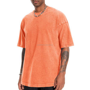 Camiseta Extra Grande para Hombre, Lavada al Ácido, 100% Algodón, Venta al por Mayor, Estilo Urbano Personalizado, Gran Venta para Estilo Urbano - Product Image 6