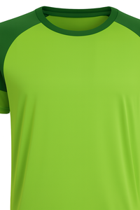Camiseta Deportiva de Fútbol para Hombre, Verde con Paneles en Contraste, Transpirable, de Secado Rápido, para Entrenamiento, de Warpro, en Poliéster - Product Image 5