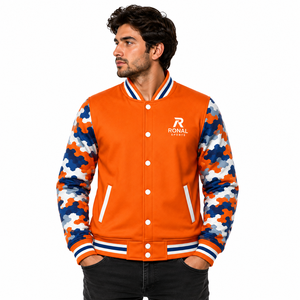 Wholesale Customized Logo Fashion Street Clothing <b>Men's</b> <b>Baseball</b> <b>Jacket</b> Designer Clothing <b>Men's</b> Street Style <b>Jacket</b> - Product Image 3