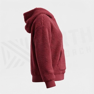 Sudadera con Capucha de Algodón para Mujer, de Alta Calidad, para Invierno, Talla Personalizada, Último Diseño, con Logotipo Frontal - Product Image 3