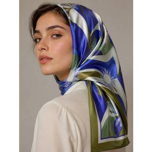 100% Silk Printed Square Scarves - Product Image 1