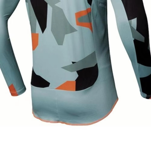 Maillot personnalisé avec logo, 100% polyester, MX, adultes, grandes tailles, coupe-vent, durable, respirant, vêtements de course personnalisables, imprimés - Product Image 6