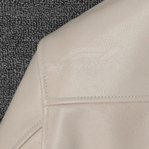 Service OEM, veste en cuir décontractée pour homme de haute qualité, fermeture éclair, design personnalisable, matériau durable, faible MOQ, veste d'hiver - Product Image 5