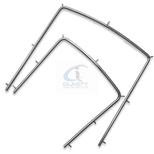 CLASTY INSTRUMENTS Kit Profesional de Dique de Goma, Juego de Instrumentos Dentales de Aislamiento de Acero Inoxidable Clase I, Herramientas Clínicas Manuales - Product Image 3