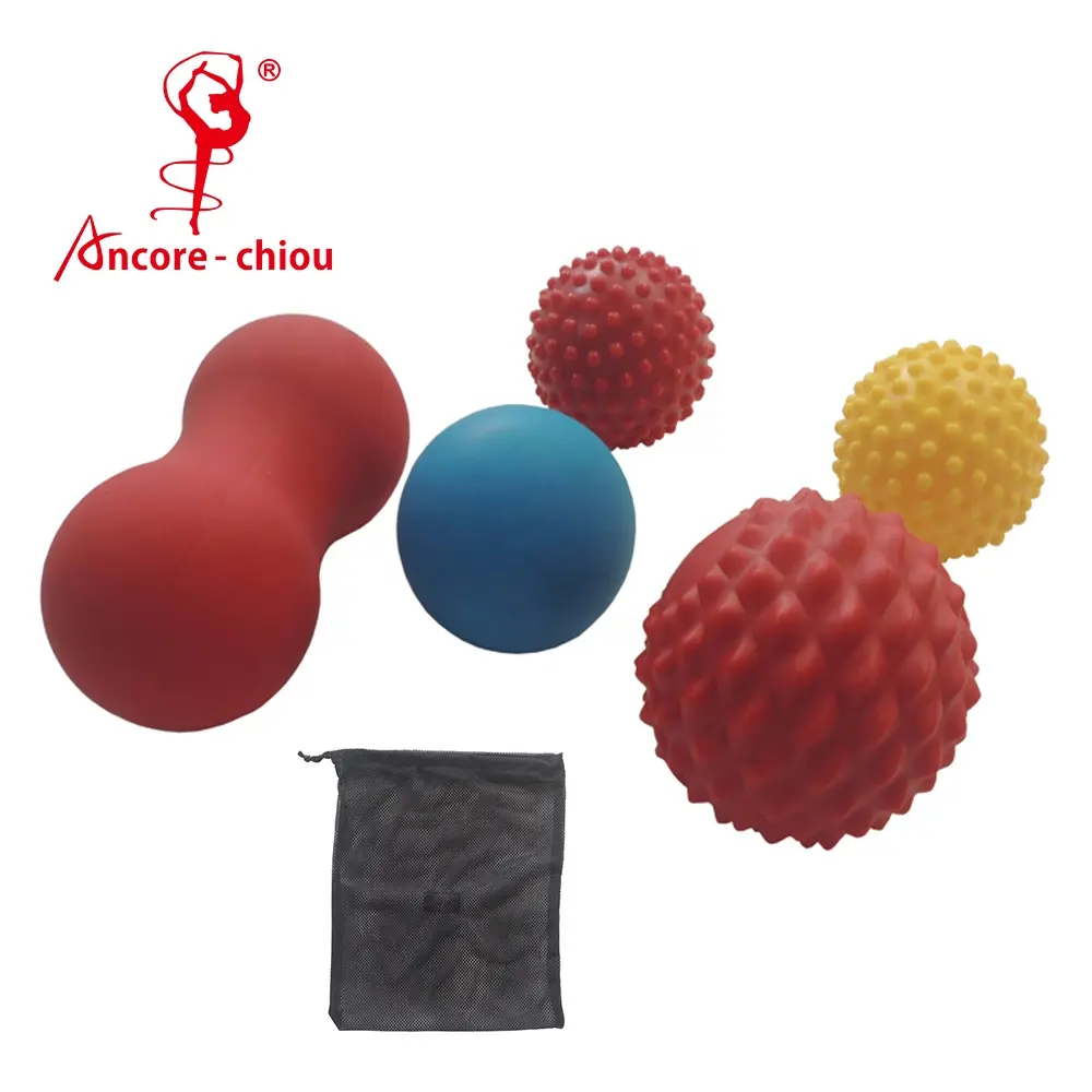 Massage Bal-Massage Bal Set Home Gym Massage Body Roller Harde Voet Dubbele Lacrosse Bal