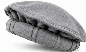 Cappelli Afghani da Uomo all'Ingrosso, Cappello Pakol Chitrali in Lana Grigia, Tradizionale con Bordo Pieghevole, Topi Invernale Caldo e Confortevole - Product Image 4