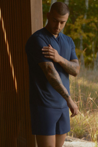 T-shirt décontracté haut de gamme pour homme, respirant, tendance estivale, léger, à manches courtes - Product Image 3