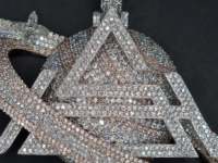 Colgante OVNI 3D al por mayor, diamante de corte brillante VVS, oro macizo de 10K, chapado en rodio, plata 925, dije de nave espacial, estilo Hip Hop para hombre