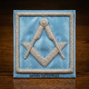 Title: Custom Bullion <b>Wire</b> Embroidered Masonic All Seeing Eye Badge for Lodge Regalia Patch <b>Craft</b> - Product Image 2