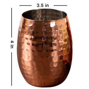 Jarra de Cerveza de Acero Inoxidable de 18 oz con Revestimiento de Cobre – Vaso de Vino Metálico Ecológico con Tapa para Uso en Exteriores, Viajes y Fiestas - Product Image 5