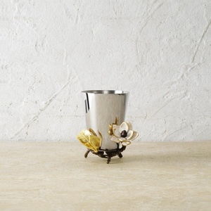 Jarrón decorativo de latón y hierro para restaurante Saleem International 2026gold - Product Image 3