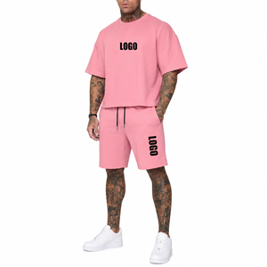 Nouveauté Vêtements de sport de jogging respirants et shorts 2 pièces pour hommes, survêtement de gymnastique et short personnalisé pour l'été, vente en gros - Product Image 1