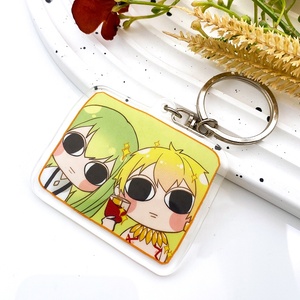 Custom LOGO Printed Acrylic Charms Clear Plastic Cartoon <b>Anime</b> <b>Keychain</b>, Marktex - Product Image 5