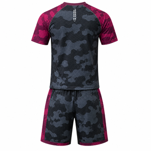 Ensemble d'uniformes de lutte personnalisés, sublimation, maillot et short de combat, vêtements de sport pour entraînement MMA et grappling, fabricant OEM sous marque privée - Product Image 2