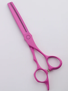 Ciseaux de coiffure professionnels Tegra en acier inoxydable chirurgical pour droitiers, 28 dents, manche moyen, kit pour barbier - Product Image 4