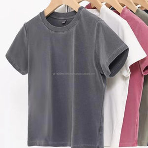 เสื้อยืดแขนสั้นผ้าสแปนเด็กซ์ผ้าฝ้าย240gsm ใหม่ซักได้ตามต้องการ - Product Image 1