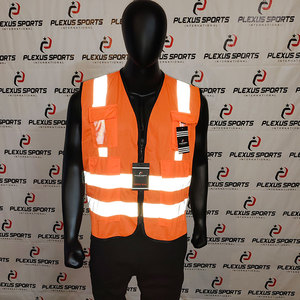 Vêtements de travail, conception personnalisée, gilet de sécurité respirant haute visibilité, fabricant pakistanais, gilet de sécurité pour agents de sécurité - Product Image 5