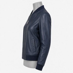Chaqueta de Cuero Premium para Mujer, Transpirable, Ecológica, Material Suave, Diseño Elegante, Costuras Duraderas, Corte Moderno, Casual para Uso Diario - Product Image 3