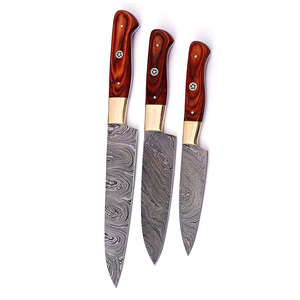 Ensemble de couteaux de cuisine en acier Damas de haute qualité, couteaux de qualité professionnelle pour chef, lame durable, conçue pour la cuisine quotidienne - Product Image 4