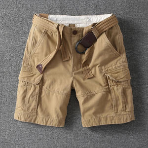 Shorts cargo décontractés pour hommes, style streetwear, amples, grandes tailles, avec ceinture, prix de gros AI-SH-42 - Product Image 5