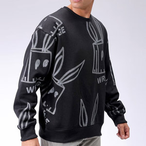 Sweat-shirt d'hiver pour homme de haute qualité à prix abordable, col rond, sur mesure, 100% coton, écologique et respirant, manches longues - Product Image 5