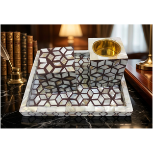 Quemador de Bakhoor con Incrustaciones de Madreperla, Bandejas Árabes y Porta Incienso al por Mayor, Decoración de Lujo para el Hogar, Medkhan Mabkhara - Product Image 5