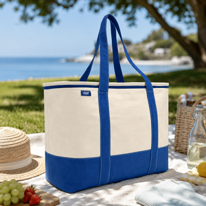 Bolsa Térmica Personalizada de Lona de Algodón de 12oz, Bolsa de Transporte de Alimentos para Picnic, Fabricante OEM ODM de Marca Privada - Product Image 6