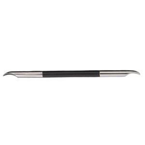 KAAMIR INSTRUMENTS Repousse-cuticules professionnel double extrémité en acier inoxydable, manche carré noir, grattoir à griffes courbé, personnalisé - Product Image 3