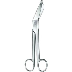 Tijeras para Vendajes Lister Manuales de Alta Calidad para Uso Hospitalario, TC 114 mm, Acero Inoxidable, para Cortar Vendajes y Apósitos, CE - Product Image 3