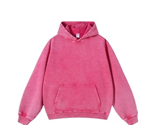 Venta al por mayor 300gsm 100% algodón impresión Digital Regular Fit transpirable gota hombro forrado Sudadera con capucha de punto de lana temporada de otoño - Product Image 1