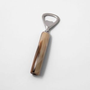 Ouvre-bouteille en corne de buffle fait main, outil de bar en corne naturelle, cadeau rustique pour la bière, le vin, accessoires de cuisine - Product Image 2