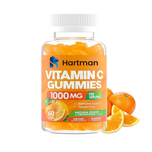 Gomitas de zinc con vitamina C para la inmunidad y el brillo de la piel con soporte antioxidante natural para adultos y niños - Product Image 1