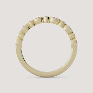 High Quality 14K Solid Gold Lab Grown Diamond Band Bezel Set D E F Color VS Clarity CVD HPHT Jewelry Manufacturer <b>Custom</b> <b>Ring</b> - Product Image 3