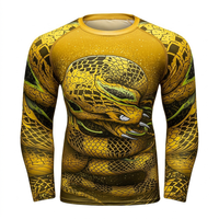Vente en gros de rashguards imprimés respirants de haute qualité à manches longues pour hommes adultes UPF50+ Séchage rapide Écologique Antibactérien