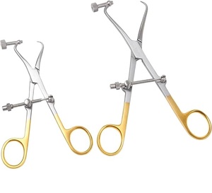 Pinzas de sujeción de placas con guía de perforación, pinzas óseas quirúrgicas de 5.5 pulgadas, ortopédicas, curvadas, de acero inoxidable quirúrgico - Product Image 6