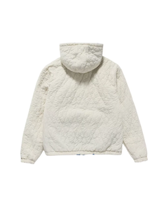 Veste matelassée à capuche bleue pour homme, coupe classique, vêtements d'hiver décontractés, coupe-vent, fermeture éclair sur le devant, patchwork, manches longues, 100% coton - Product Image 5