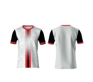 Camiseta Deportiva de Manga Corta, Secado Rápido, Sublimación Frontal, 100% Poliéster, 180g, Tejido de Punto, Informal, Ecológica, Ligera, para Entrenamiento y Gimnasio - Product Image 1